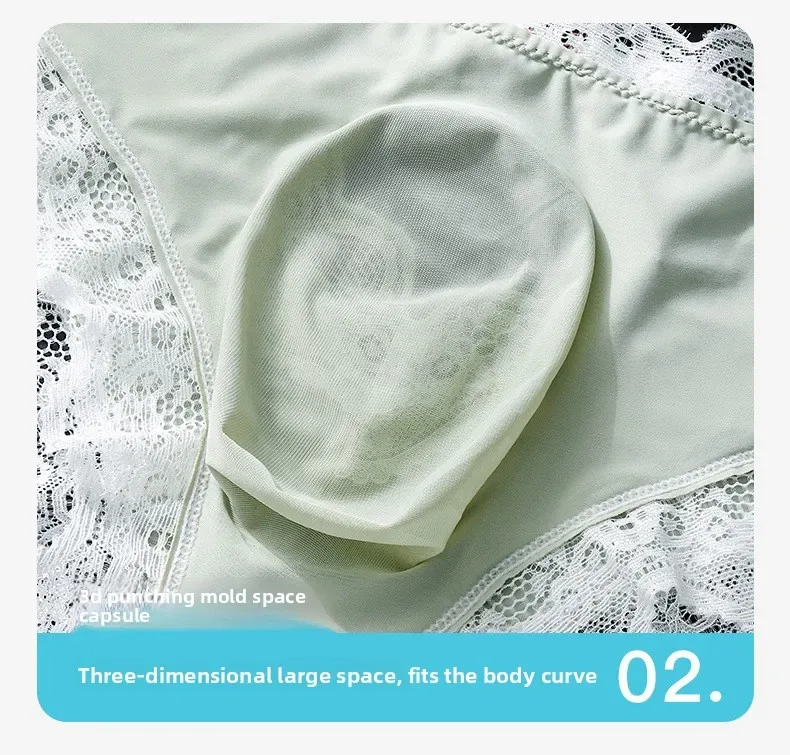 Male Full Lace Edge Briefs Back Bow Strap Ice Silk Satin Low Rise U Pouch Soft Breathable Men Underpants — image 17