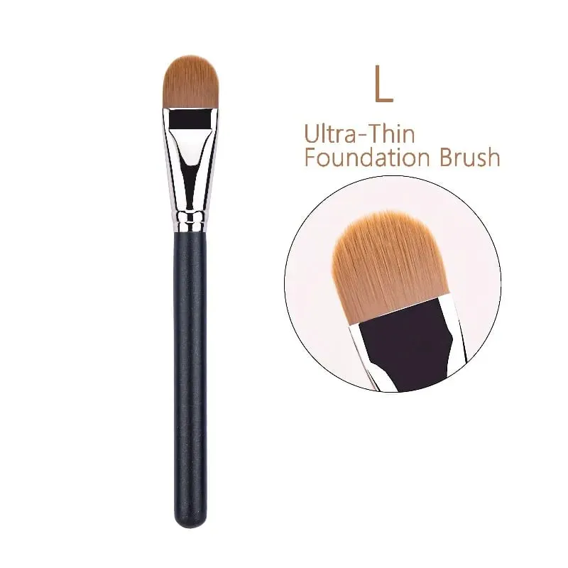 4 Types Sizes Upgraded Ultra-thin Foundation Concealer Makeup Brush Professional Liquid Foundation Cream Concealer Make-up Tool