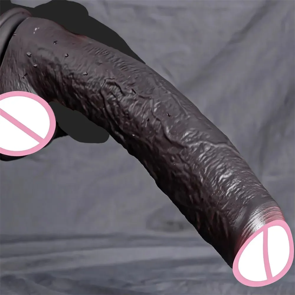 Realistic Long Dildo Black Anal Plug Zabawki Erotyczne Big Penis Butt Plug Long Dick Sex Toys for Women Men Phallus Anal Dilator — image 6