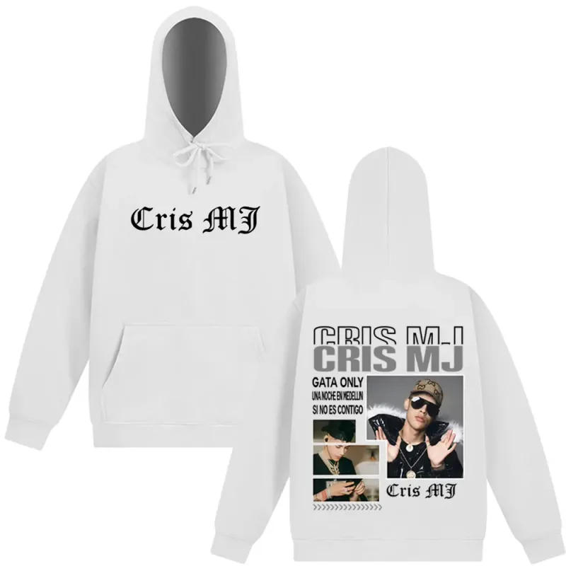 Rapper CRIS MJ Music Album Tour Merch Vintage Graphic Hoodies Men Women Hip-hop Long Sleeve Tracksuit Casual Oversized Pullover — image 6