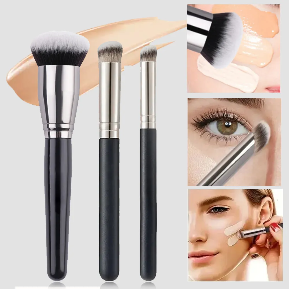 Makeup Brush-Foundation Concealer Brush Premium Contour Blusher Brushes Flawless Under Eye Dense Face Makeup Brush for Blending — image 1