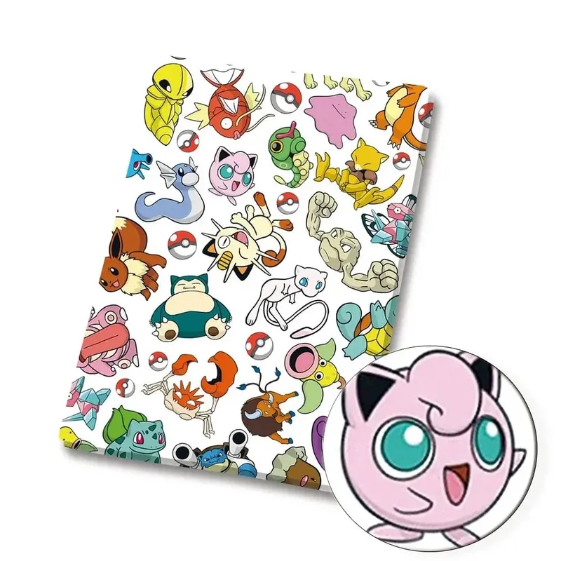 Pokemon tegneseriestof 140*50 cm Håndlavet syning Patchwork Quiltning Babykjole Hjemmeark Trykt stof Stofsyning Børn — image 11