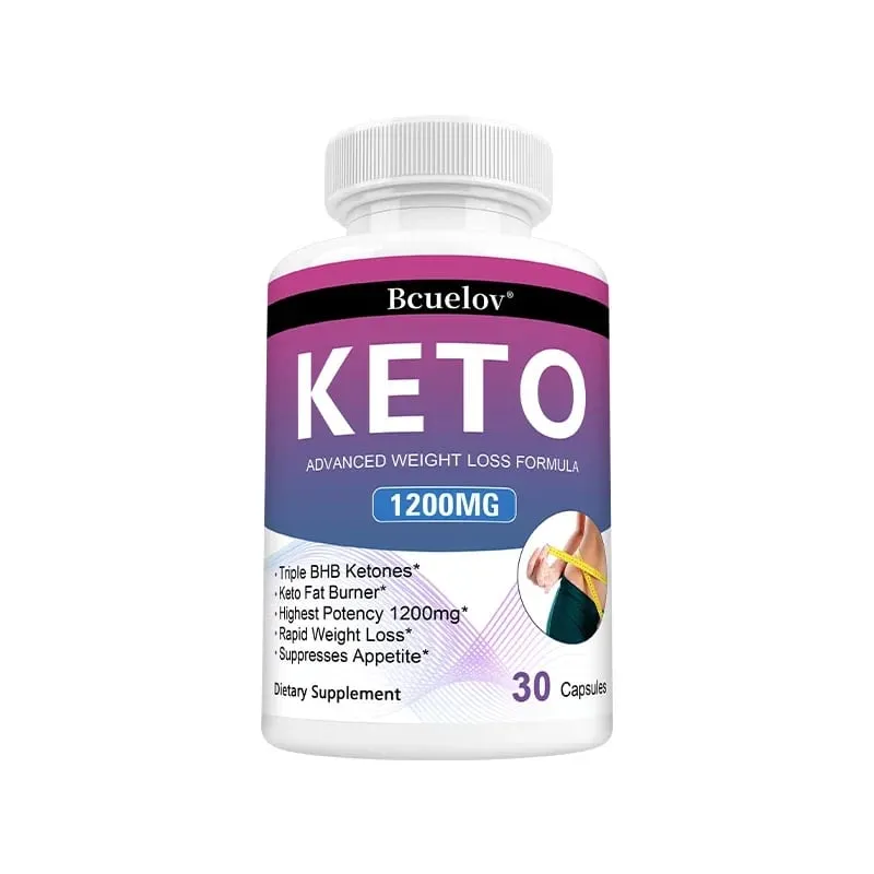 Capsule Keto avanzate Gestione del peso Metabolismo Aumento del controllo dell'appetito Supporto energetico Integratore per la salute dell'apparato digerente