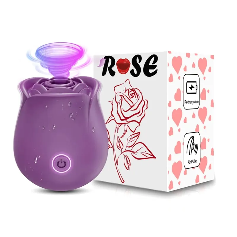 Powerful Rose-Toy Sucking Vibrator Female Sucker Clitoris Oral Nipple Vacuum Stimulator Adults Supplies Goods Sex Toys for Women