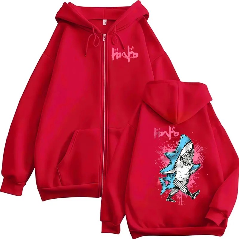 Japanese Anime Dorohedoro Kaiman Zipper Hoodie Men's Women harajuku Vintage Long Sleeve Oversized Jacket Sweatshirts Streetwear — image 4