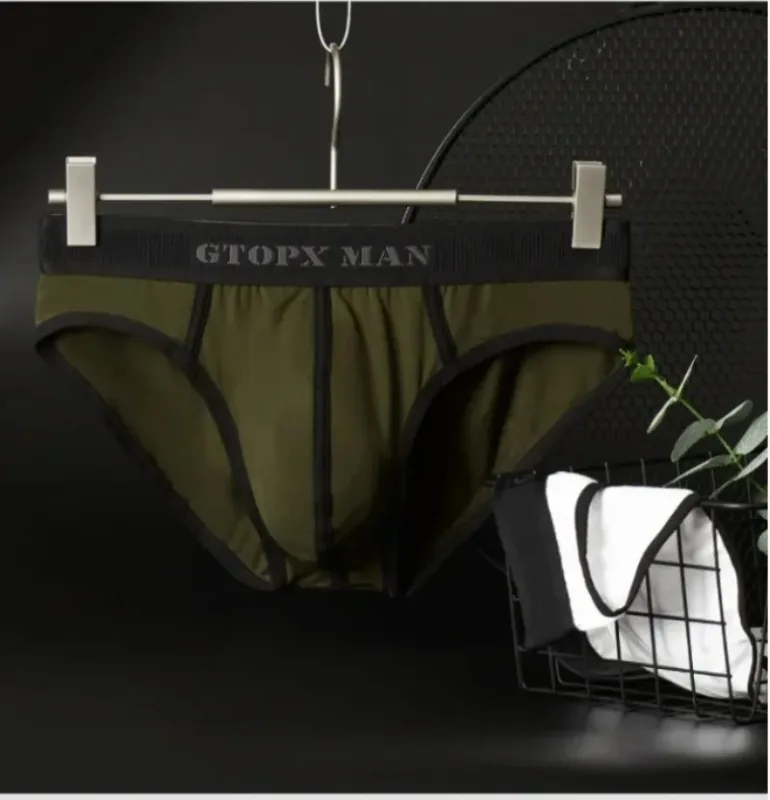 Seluar Dalam Lelaki Seksi U Convex Pouch Seluar Kapas Satu Lapisan untuk Lelaki — image 12