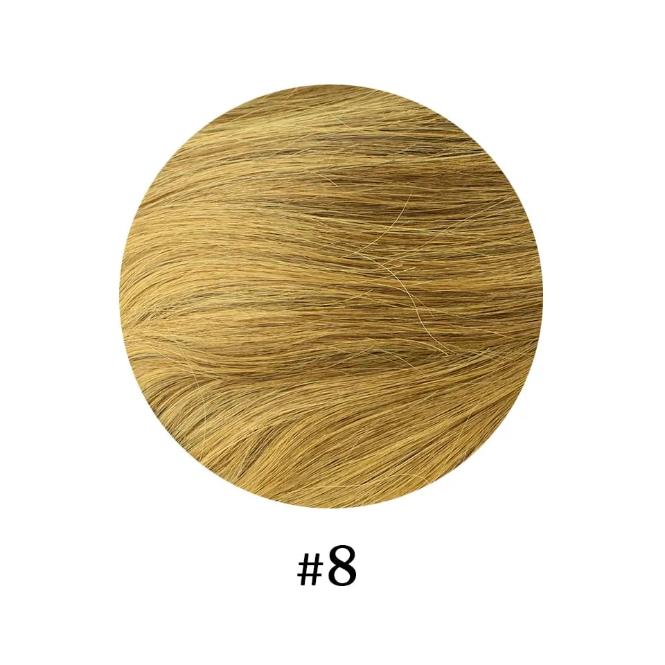 Klip Dalam Satu Bagian Lurus 10 Inci dengan 5 Klip Ekstensi Rambut Manusia Klip Rambut Remy Brasil Dalam Ekstensi Rambut Alami