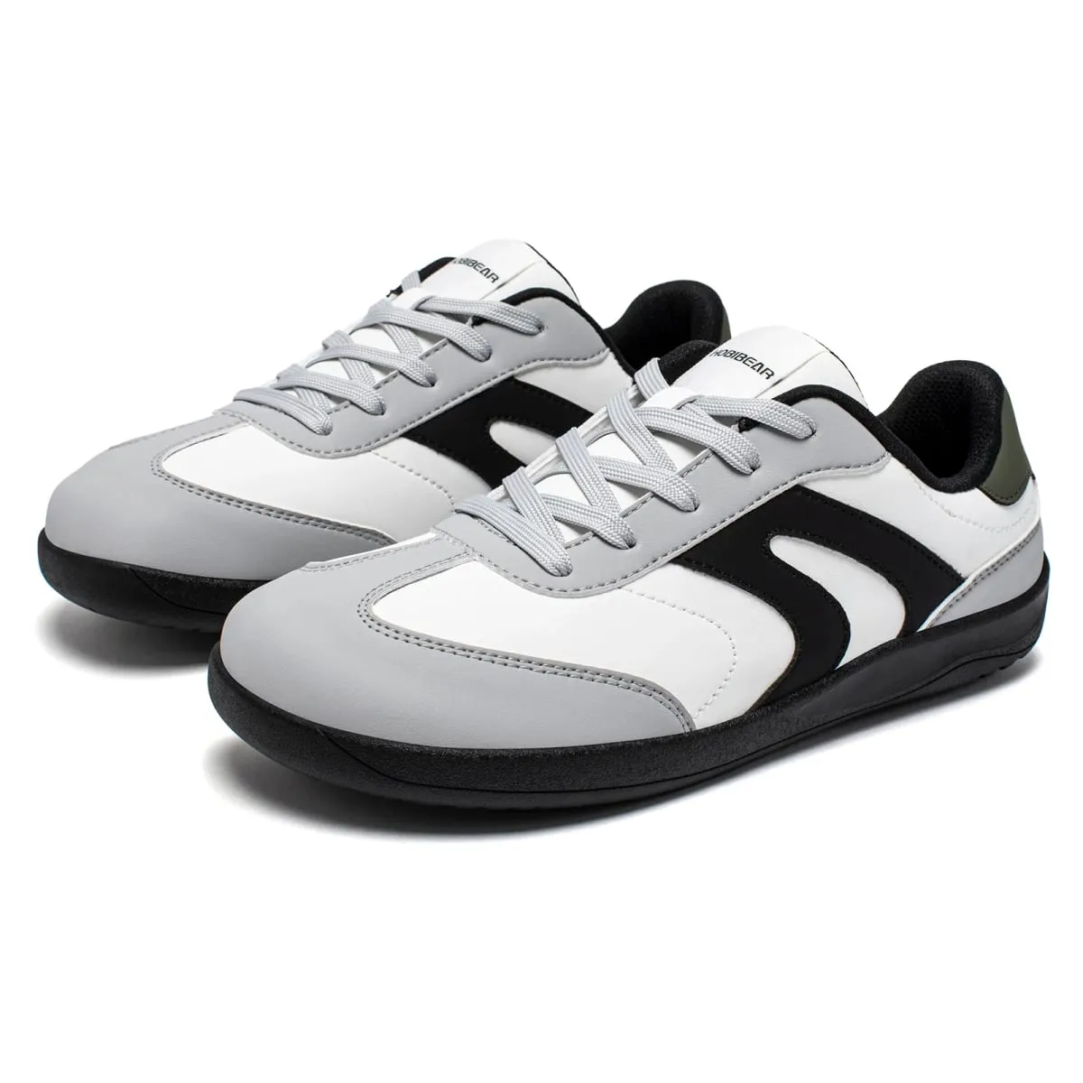 Wide Toe Shoes Unisex Artificial Leather Barefoot Sneakers Casual Retro Zero Drop Shoes for Women Men — image 6