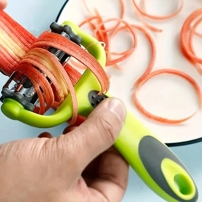 Multifunction Peeler Three in One Slicer 3 in 1 for Melon Potato Vegetable Fruit Peelers Durable for Carrot Cucumber Grater — image 4
