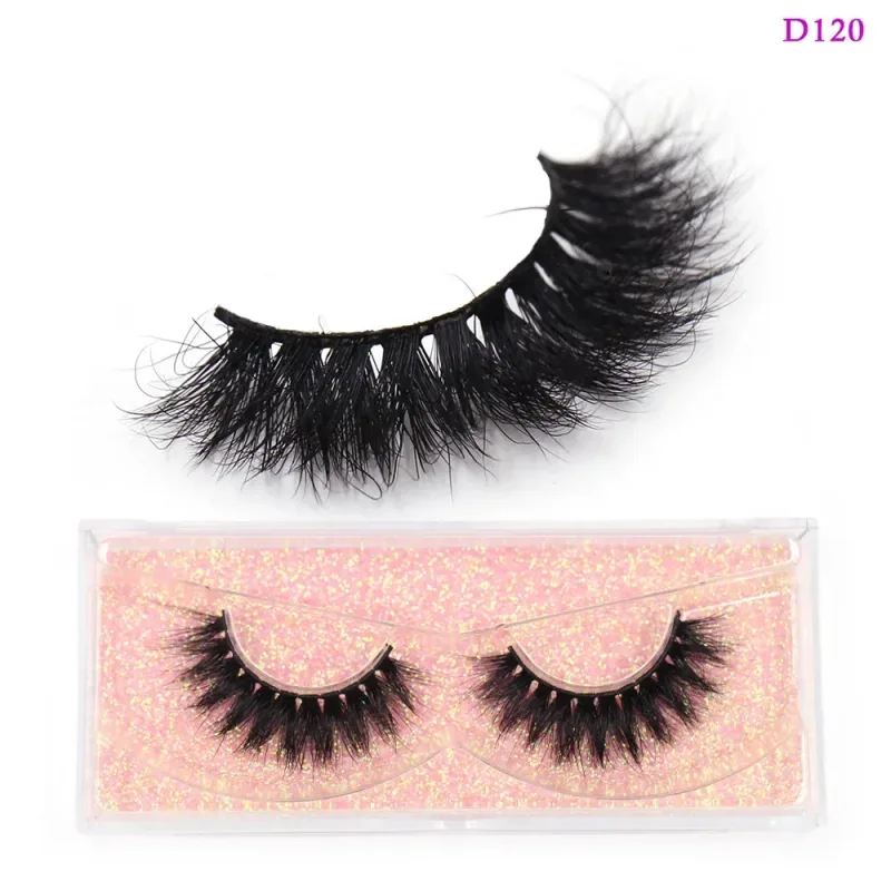 3D Mink Lashes Soft Hair False Eyelashes Fluffy Volume Wispy Fake Eyelashes Extension Makeup