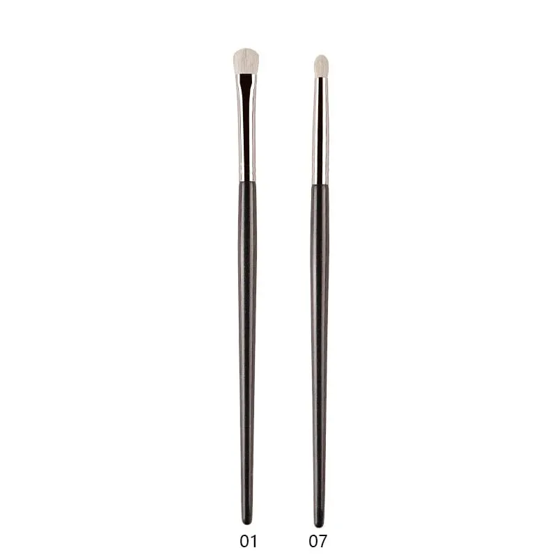 1ks White Pony Hair štětce na make-up na oční stíny Small Smudge Precision Crease Detail Bevel Eye Shadow Make up brush Liner Lip