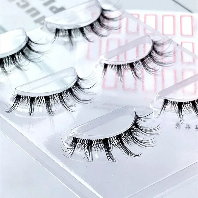HBZGTLAD3pairsTransparent Terrier Simulation Eye Tail with Long Air Eyelashes Pairs Natural 3D Mink False Eyelashes Makeup Fake — image 13
