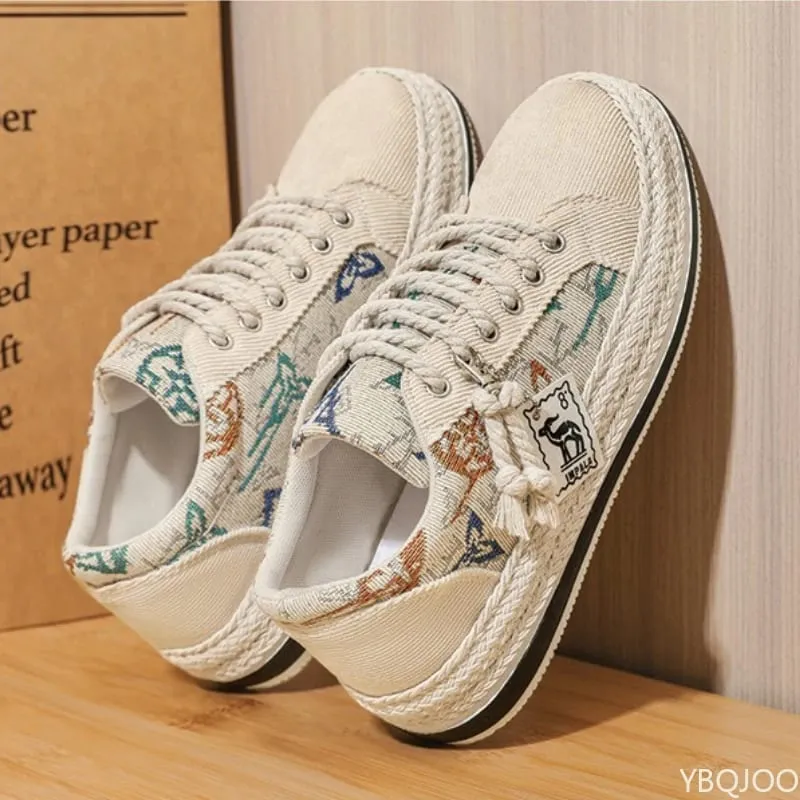 Men's spring summer breathable trendy casual lightweight shoes simple comfortable versatile men's shoes for daily use — image 5