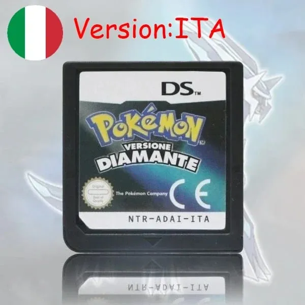 Pokemon Series DS ตลับเกม Diamond Platinum Pearl HeartGold SoulSilver สีดำสีขาวหลายภาษาสำหรับ NDS/2DS — image 24