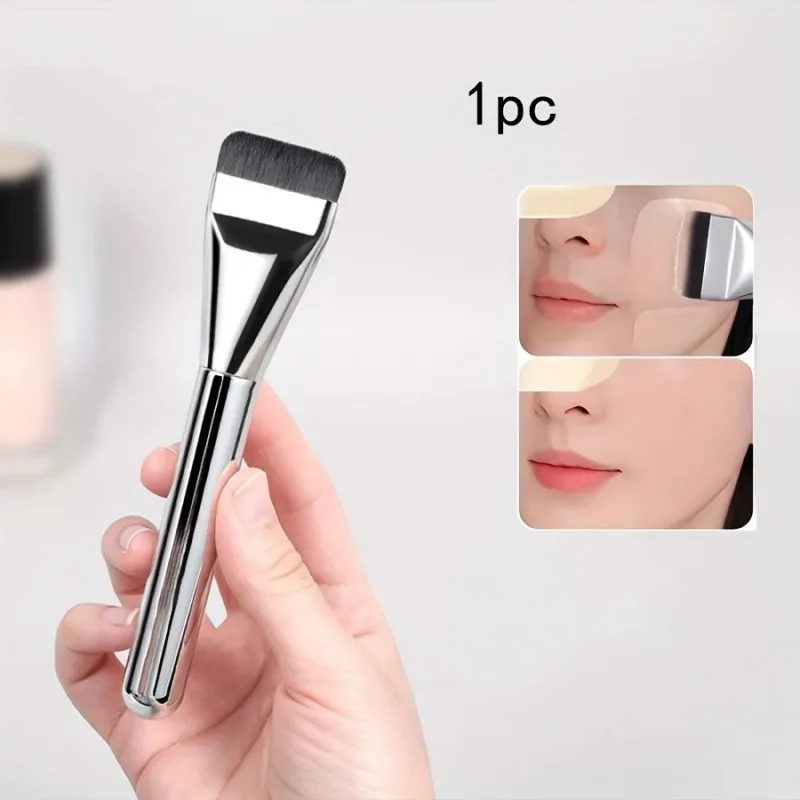 Multi-Use Ultra Thin Foundation Brush Lightweight Face Contour Brush Flat Contour Brush Blending Foundation Cream Makeup Brushes