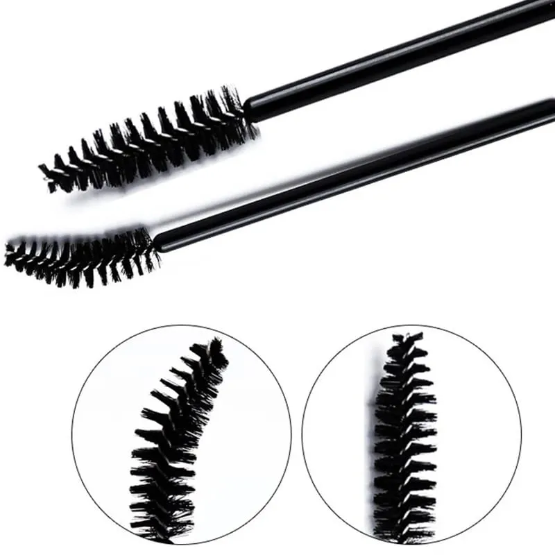 500/1000 stücke Wimpern Pinsel Applikator Großhandel Lash Mascara Wands Pinsel Für Wimpern Verlängerung Augenbraue Spoolies Schönheit Werkzeuge