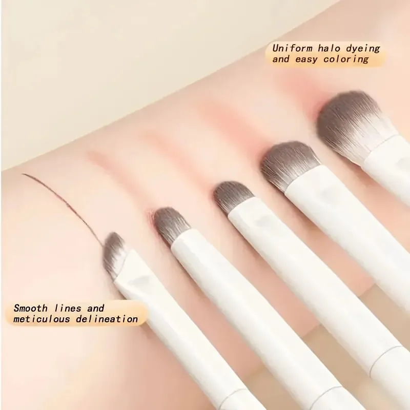 5-Piece Eye Makeup Brush Set Perfect Travel Companion and Gift for Friends Girlfriends and Wives — image 4