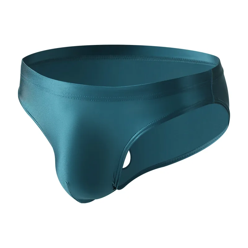 3pcs Men's Ice Silk Briefs Underwear U Pouch Low Waist Ropa Interior Hombre Bikini Mens Slips Cuecas Sissy Panties for Male — image 12