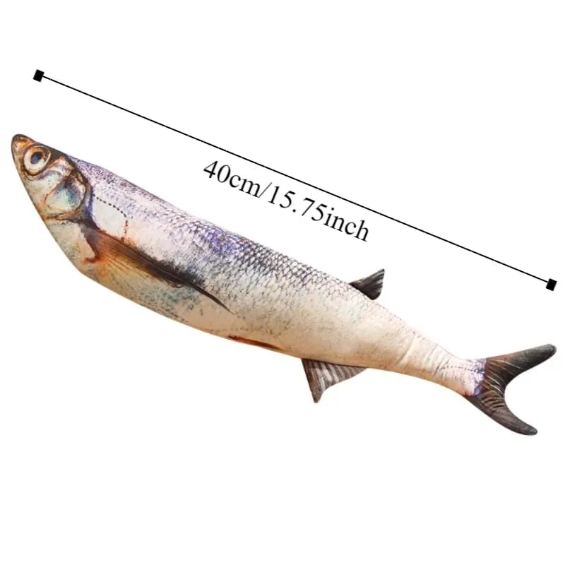 Sofa Cushion Perch Simulation Fish Pillow Stuffed Grouper Cartoon Fish Soft PP Cotton Fish Anime Pillow Gifts — image 7