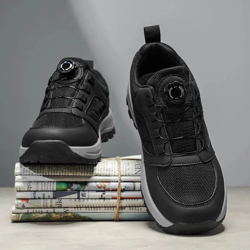 Season Hiking Shoes - No-Tie Rotating Buckle Closure Lightweight Trekking Boots with Cushioned EVA Insole & Arch Support — image 6