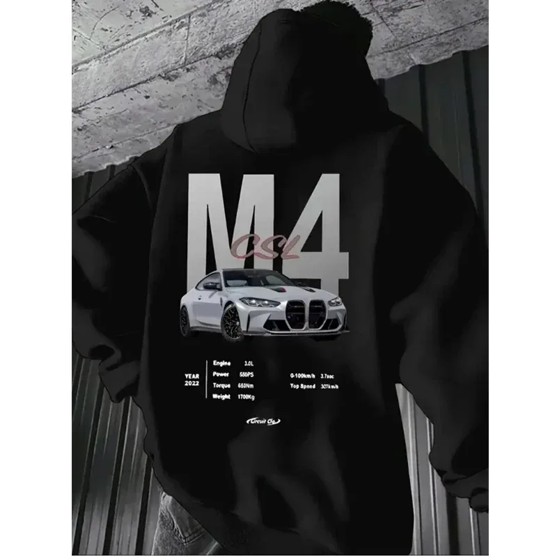 Fashion Men Women Unisex F40 Car Hoodies 2025 Autumn Winter Casual Sweatshirts JDM Streetwear Hoody Tops men clothing