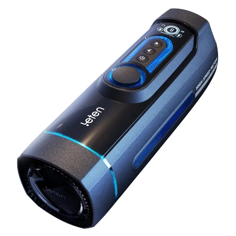 Leten Upgraded X9-IV Male Masturbator High Speed 45mm Piston Telescopic Heating AV Real Vagina Hatano Voice Cup Sex Toys For Men