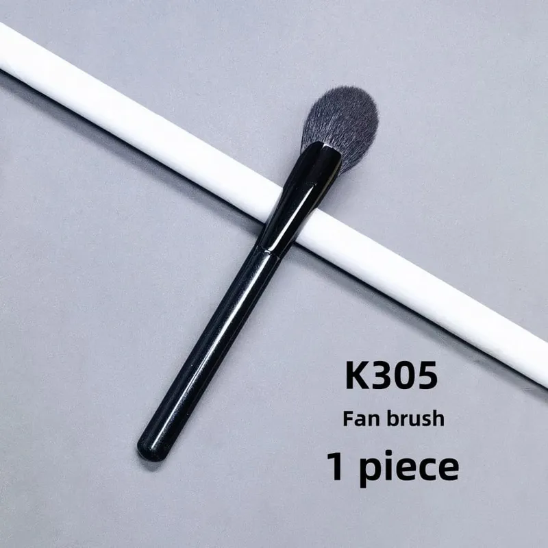 Pinceau de maquillage en éventail, surligneur, ombre pour le visage, poils de chèvre, Blush, poudre, outils cosmétiques professionnels essentiels