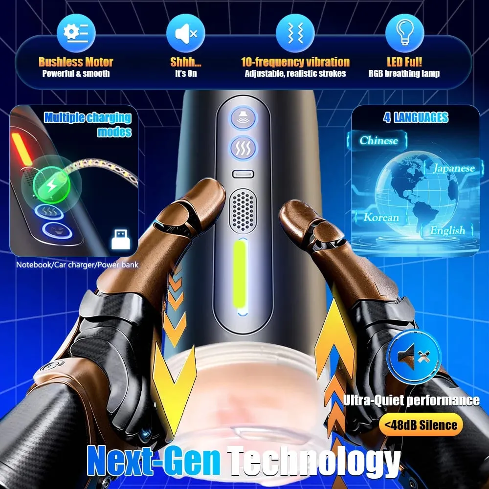 Blowjob Sex Machines Automatic Male Masturbator Cup Pocket Pussy Intelligent Voice Vaginal Penetration Adult Sex Toys For Men