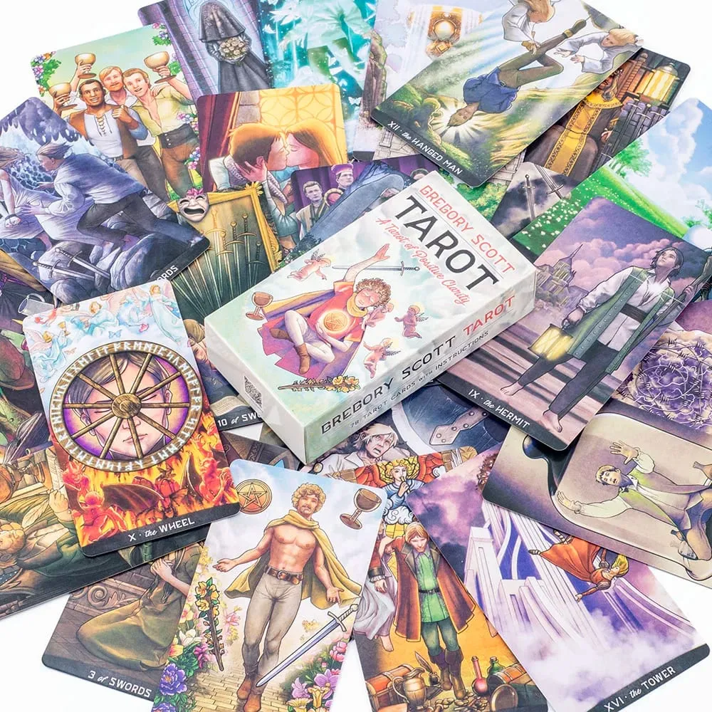 Hot Selling Gregory Scott Tarot 78-Card Deck English Visions For Beginners Puzzle Leisure Family Friend Party Game 11.1*6.1cm — image 6