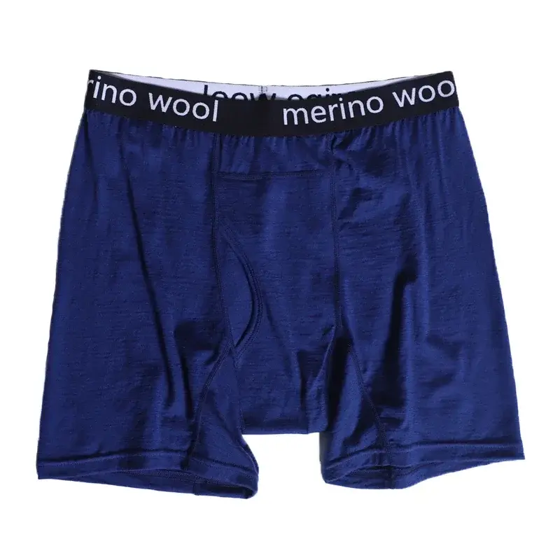 100% Merino Wool Mens Lightweight Boxer Brief Merino Wool Underwear Soft Moisture Wicking Breathable Sports Hiking Underpants — image 7