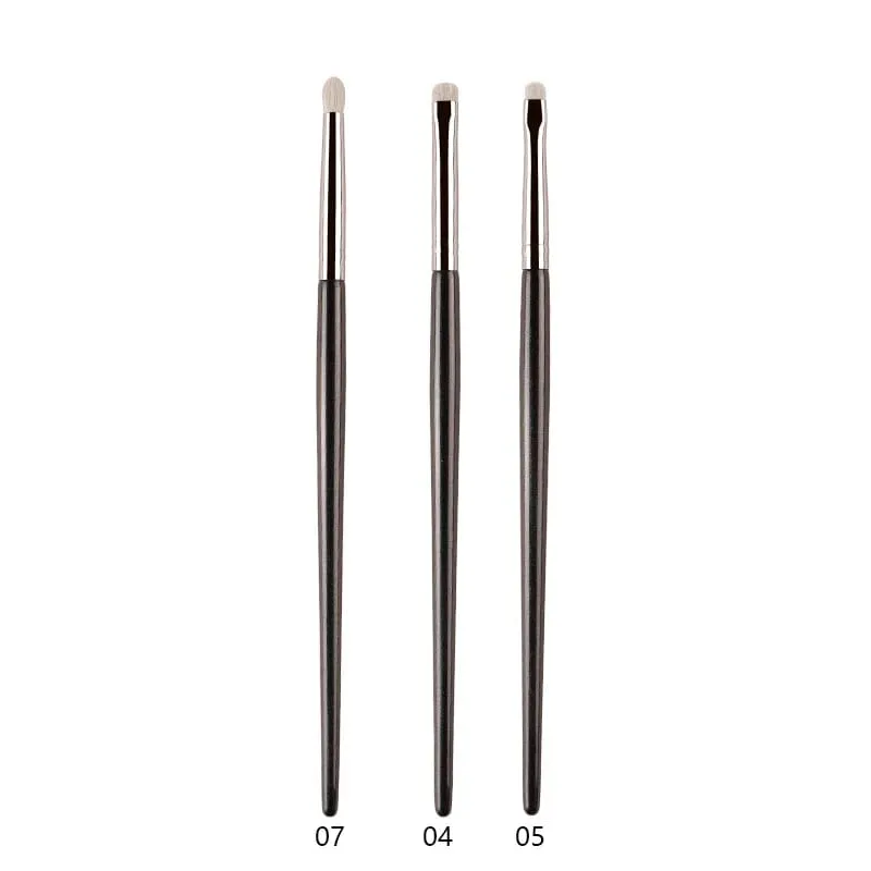 1ks White Pony Hair štětce na make-up na oční stíny Small Smudge Precision Crease Detail Bevel Eye Shadow Make up brush Liner Lip