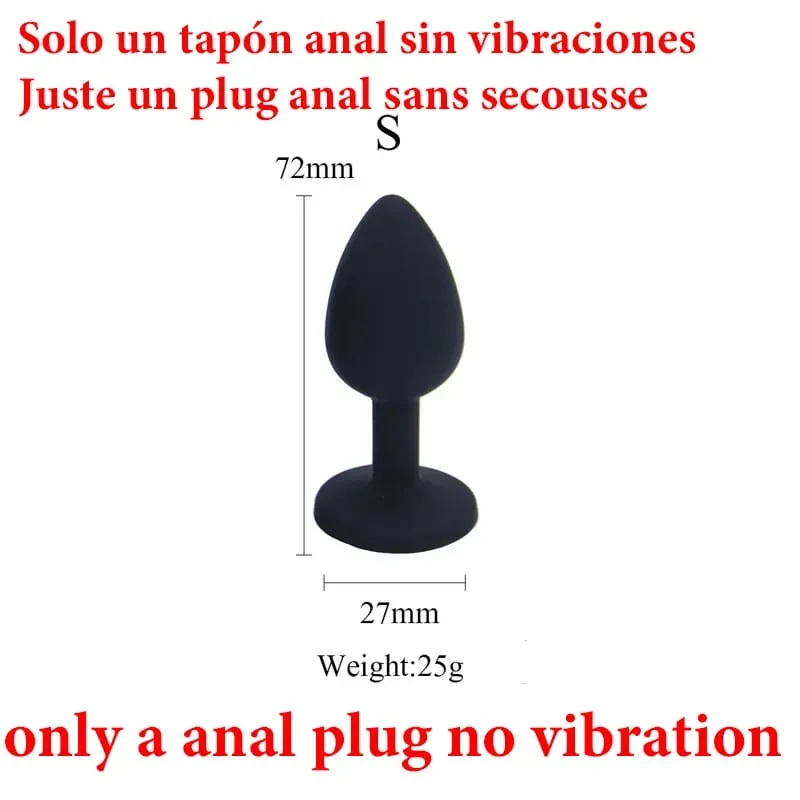 Wireless Anal Vagina Vibrator Butt Plug Men Prostate Massager Stimulator Female Masturbator Adult Sex Toys for Women Men Gay