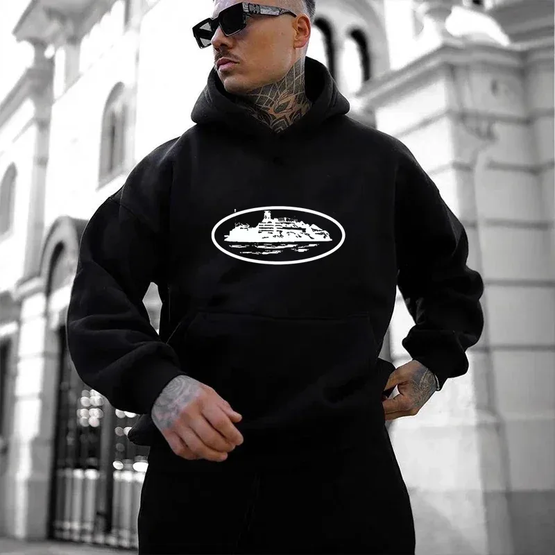 2026 Autumn/Winter New Devil Island Men's and Women's Printed Hoodies Outdoor Activities Casual Hoodies Fashion Trend Men's Wear — image 2