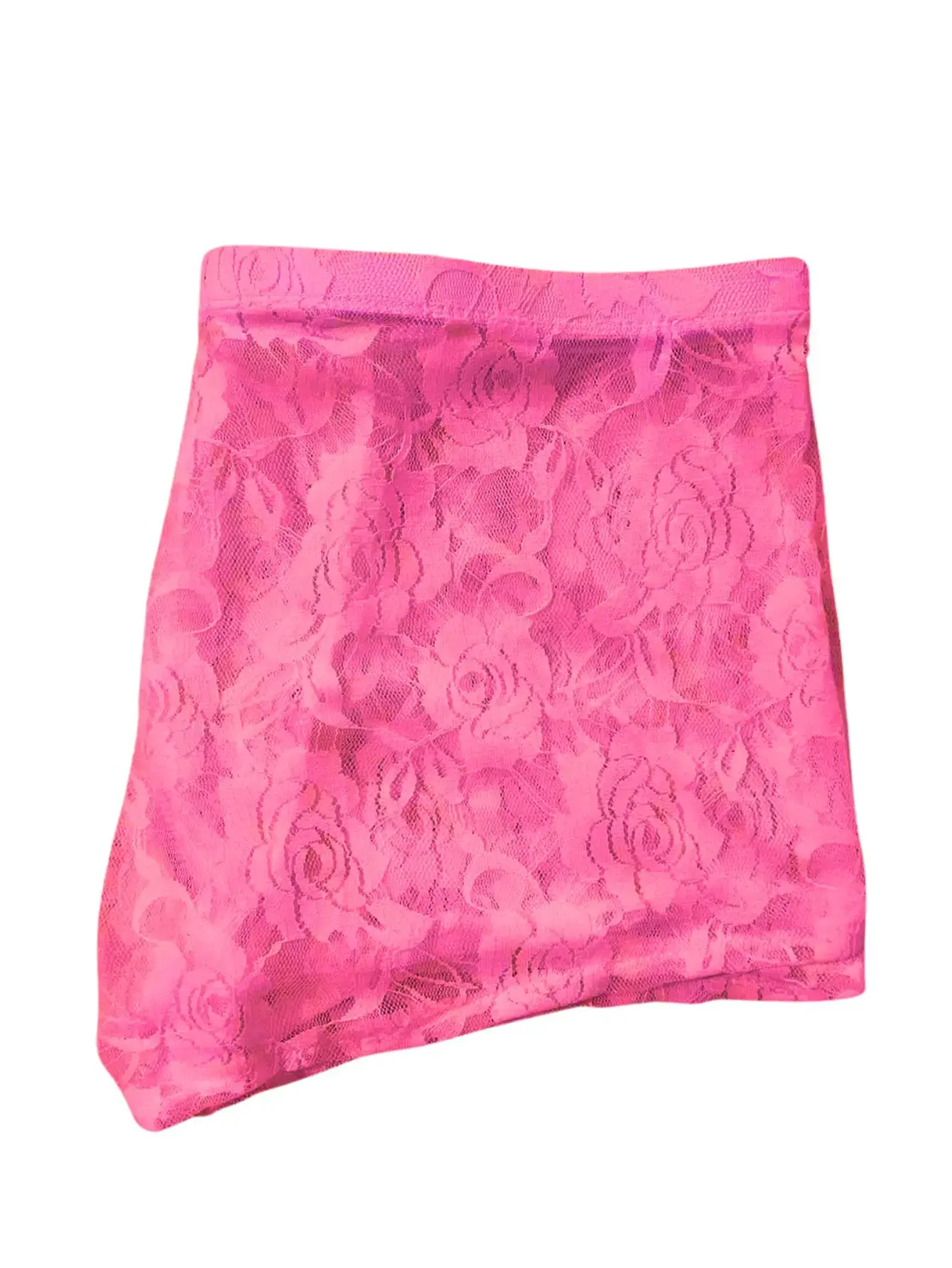 1 pièce de broderie en dentelle sexy pour hommes, nouveau design, sous-vêtements à coin plat en dentelle transparente à haute élasticité, sexy, soie glacée 3256811662670417