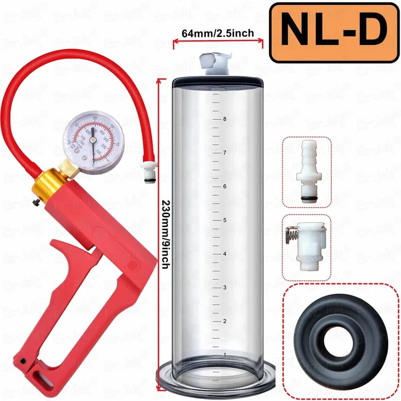 Manual Penis Pump Sex Toys for Men Penis Enlargement Vacuum Pump For Penile Increase Male Masturbator Adult Penise Trainer Tool