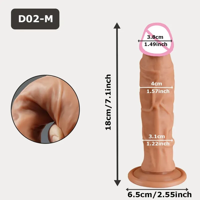 Wearable Realistic Strapon Dildo Sex Toys for Women Fake Dick Anal Penis Thick Butt Plug Vagina Masturbator Adult Cock Dick — image 14
