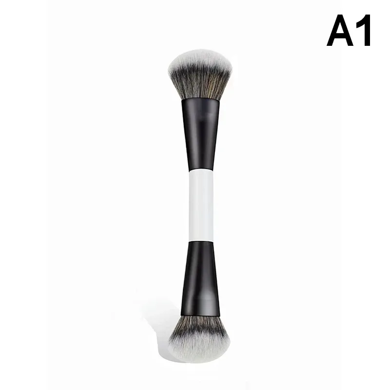 ✦ Dual-Ended Foundation Face Brush Double-ended Powder Blush Contour And Eyeshadow Concealer Makeup Brushes