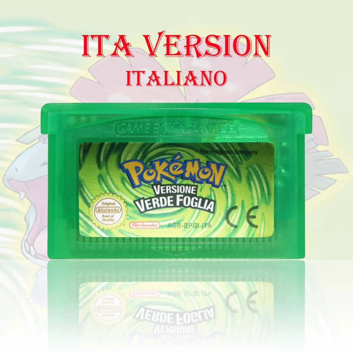 GBA/GBC ITA Version Pokemon Rubino/Zaffiro/Smeraldo/Cristallo/Verde Game Cartridge Video Game Card High Quality with Battery