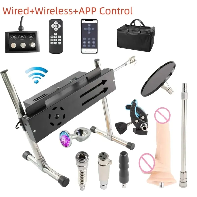 200W Powerful Sex Machine Quite & Intelligent Love Machine Dildos for Women and Men Long Strokes 1-15cm Sex Machine