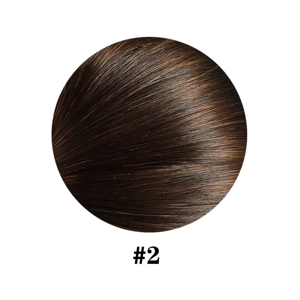 #4 Body Wave Clip In Hair Extensions 100% Real Human Hair Chocolate Brown Clip In Human Hair Extensions 120g/8pcs For Woman — image 9