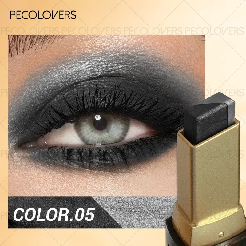 1PC Two-color Eyeshadow Stick Eye Highlighter Lazy Eyeshadow One Touch To Set High Color Development Eye Cosmetics