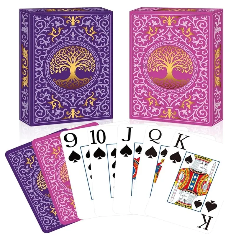 2 Pack Playing Cards | Large Print Playing Cards | Easy to Shuffle Premium Poker Cards for Card Games Family Game Night Table M — image 8