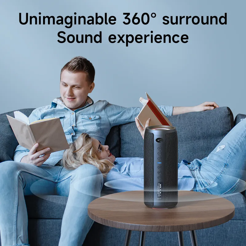 Zealot-S51Pro 40w alto-falante bluetooth de alta potência 3d estéreo baixo alto-falante bluetooth portátil ipx5 à prova dwaterproof água adequado tws boom box — image 3