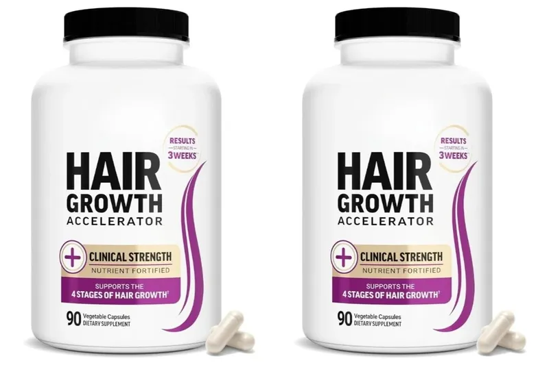 Hair Growth Accelerator Capsules with Biotin Saw Palmetto & Collagen for Thicker Fuller Hair Support Adults 90 Capsules — image 8