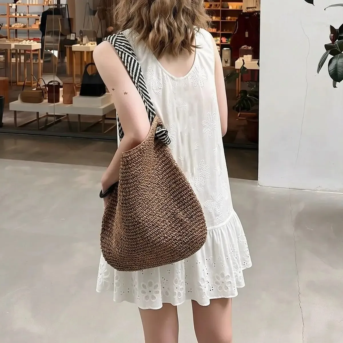 Áo Lười Lười Phong Cách Chắc Chắn Đơn Giản Áo Vest Top Mùa Hè Mới Mỏng Tất Cả Trận Đấu Giản Dị Áo Sơ Mi Thời Trang Hàn Quốc Nữ quần Áo — image 9