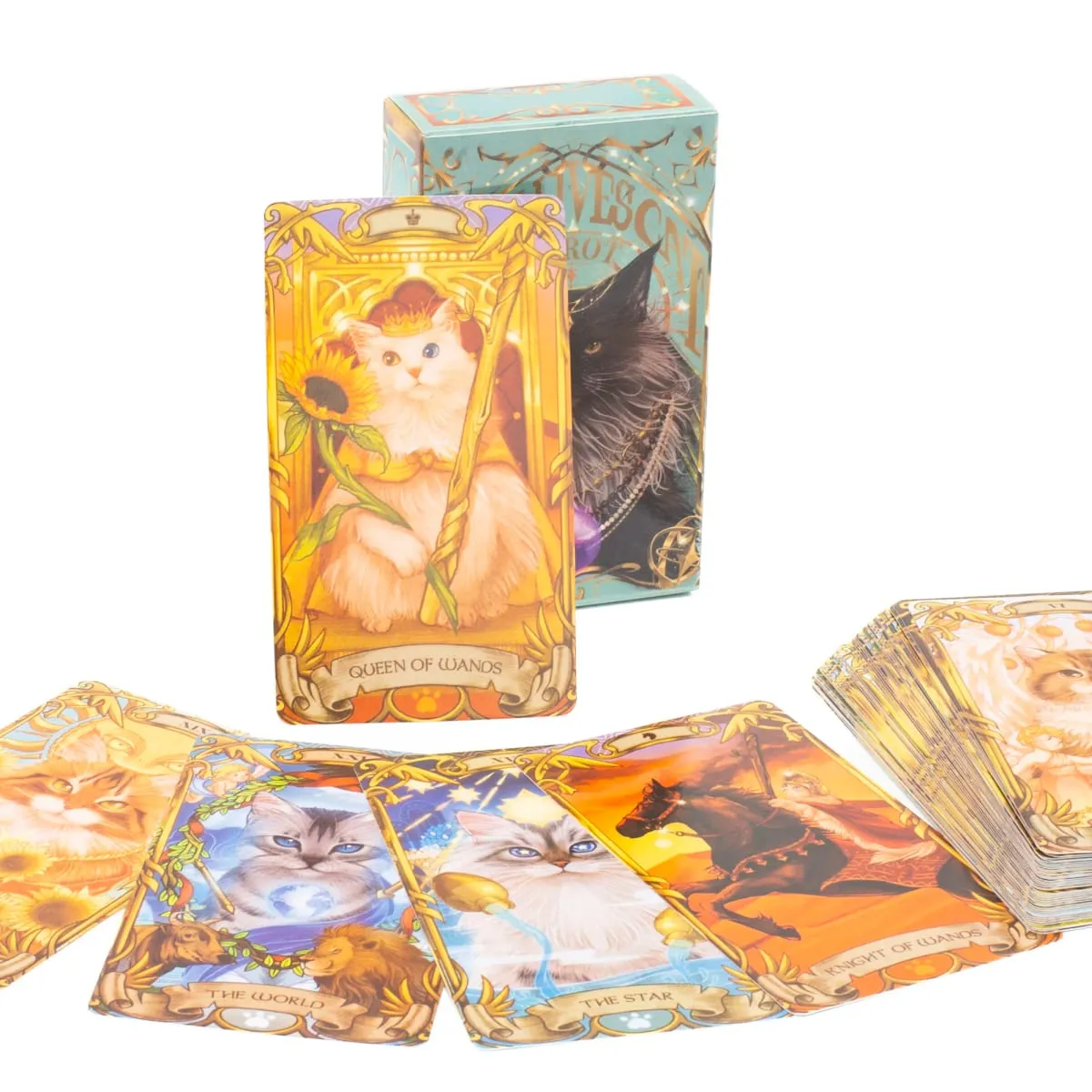 Cotolie KUMACHAN MOON CARDS 24 Pcs Deck English Version Adorable Bear Oracle Cards Board Game for Family Party 10.4*7.4cm — image 14