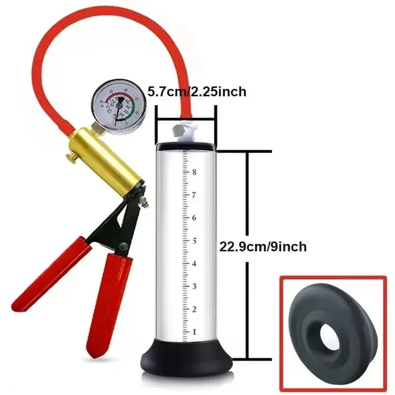 Electric Penis Vacuum Pump with Digital Display Male Enlargement Extender Trainer Rechargeable Adult Masturbation Sex Toy — image 23