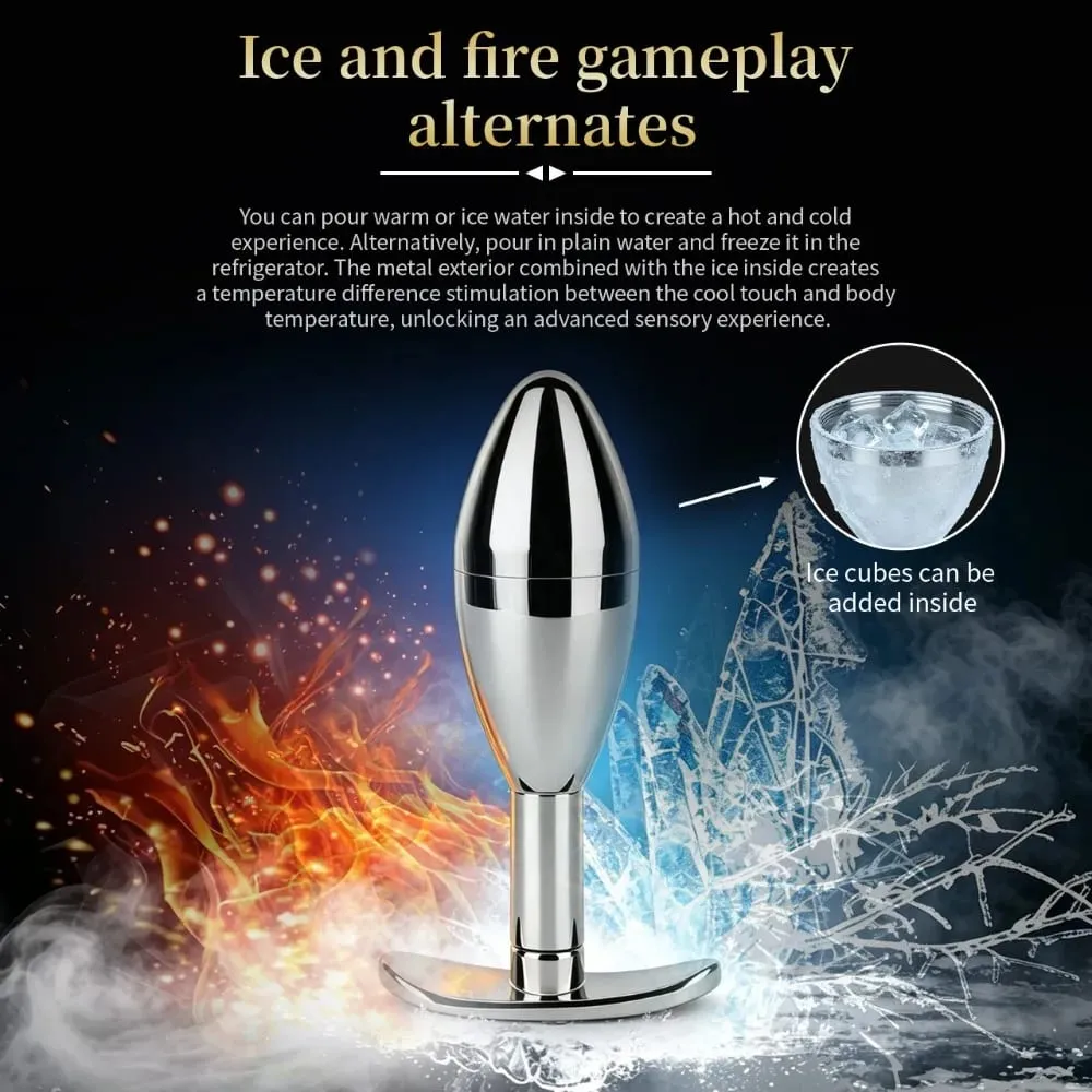 Stainless Steel Egg Anal Plug Wearable Butt Plug Hollow Detachable Used To Hide Keys Storage Adult Game Sex Toys for Woman Men — image 5