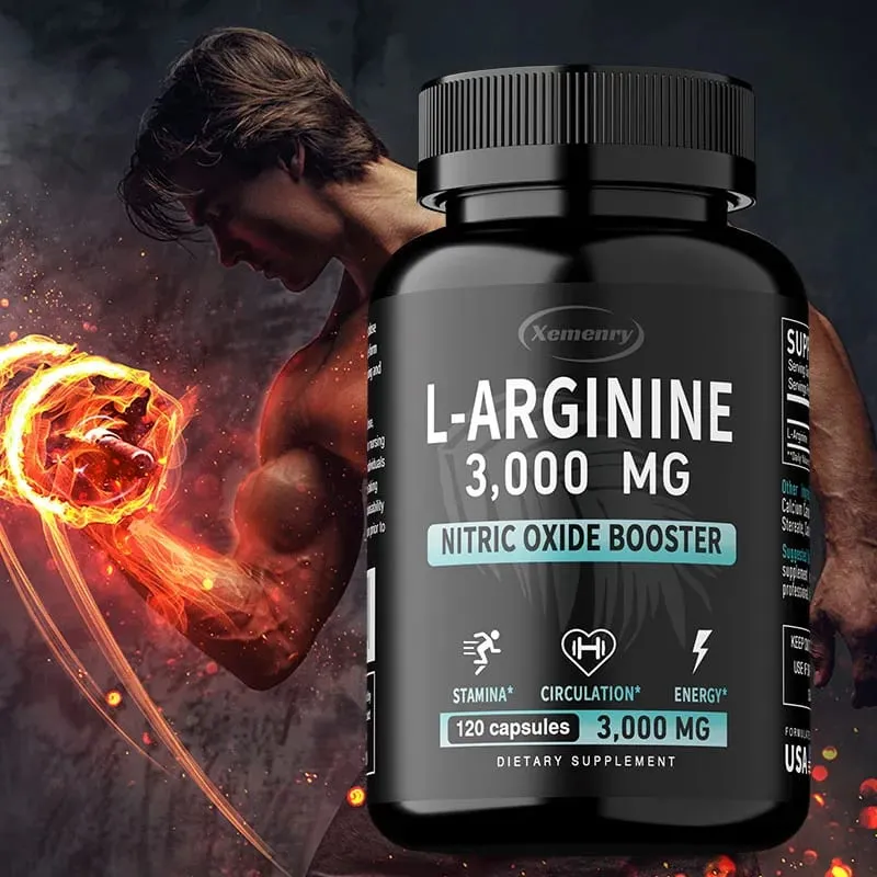 L-Arginine - Menyokong Pertumbuhan Otot Menggalakkan Peredaran Darah dan Meningkatkan Imuniti Meningkatkan Daya Tahan dan Prestasi