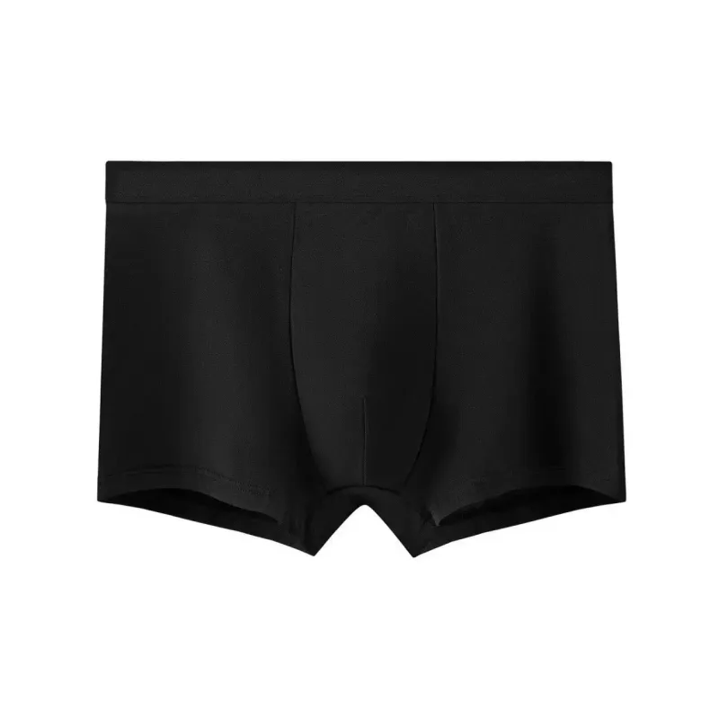 4pcs Cotton Men Boxer Shorts Male Underwear High Stretch Sexy Underpant Man Panties Plus Size L-4XL Mid Waist Breathable Brief